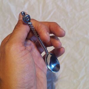 Maroc Treble Clef Music Note Twist Handle Stainless Tea Spoon